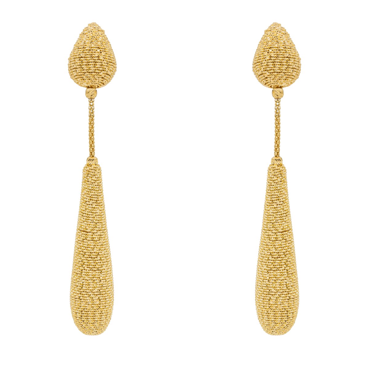 Boucles d'oreilles Pendantes en Or jaune - Castafiore