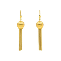 Boucles d'oreilles Pendantes en or jaune - Castafiore