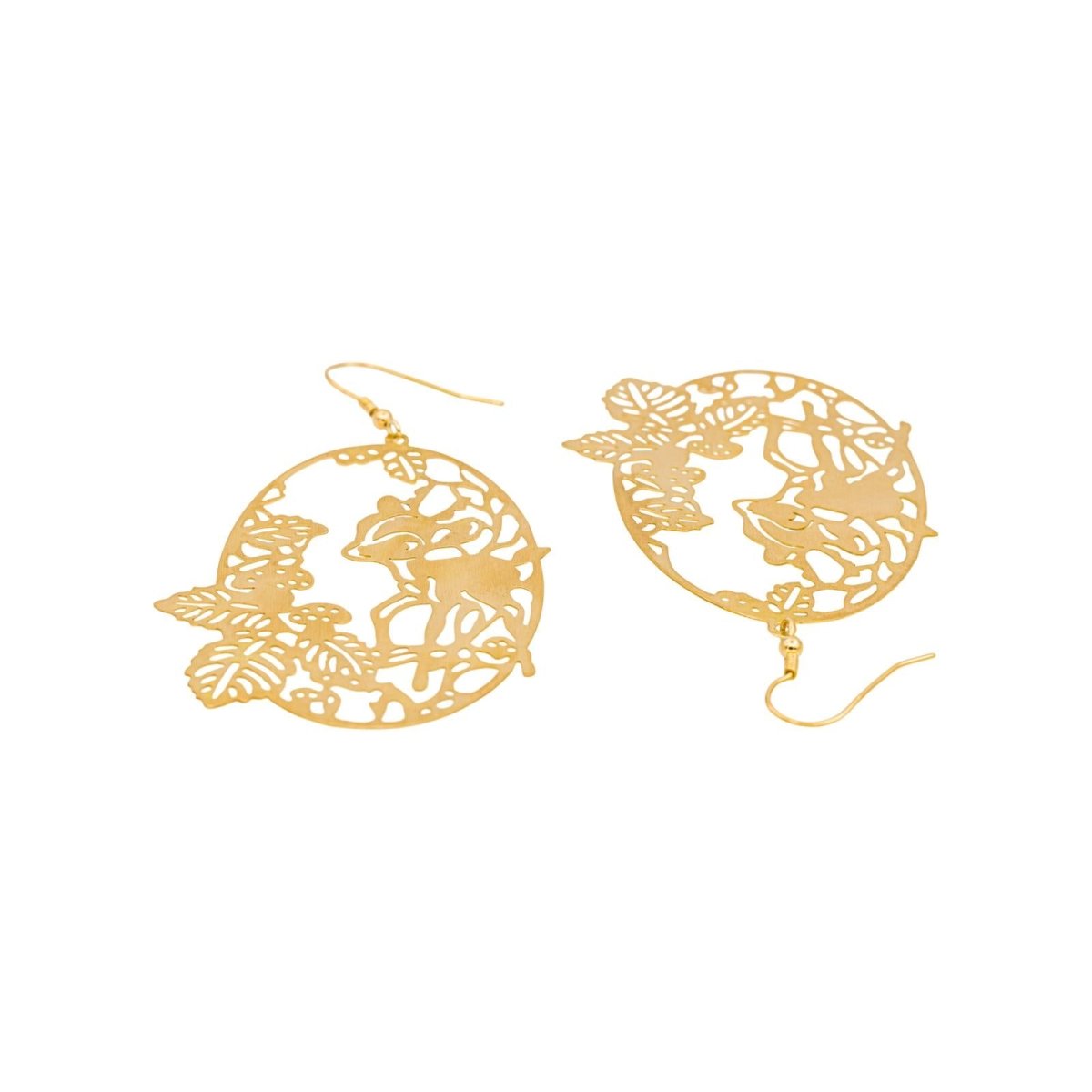 Boucles d'oreilles Pendantes en or jaune - Castafiore