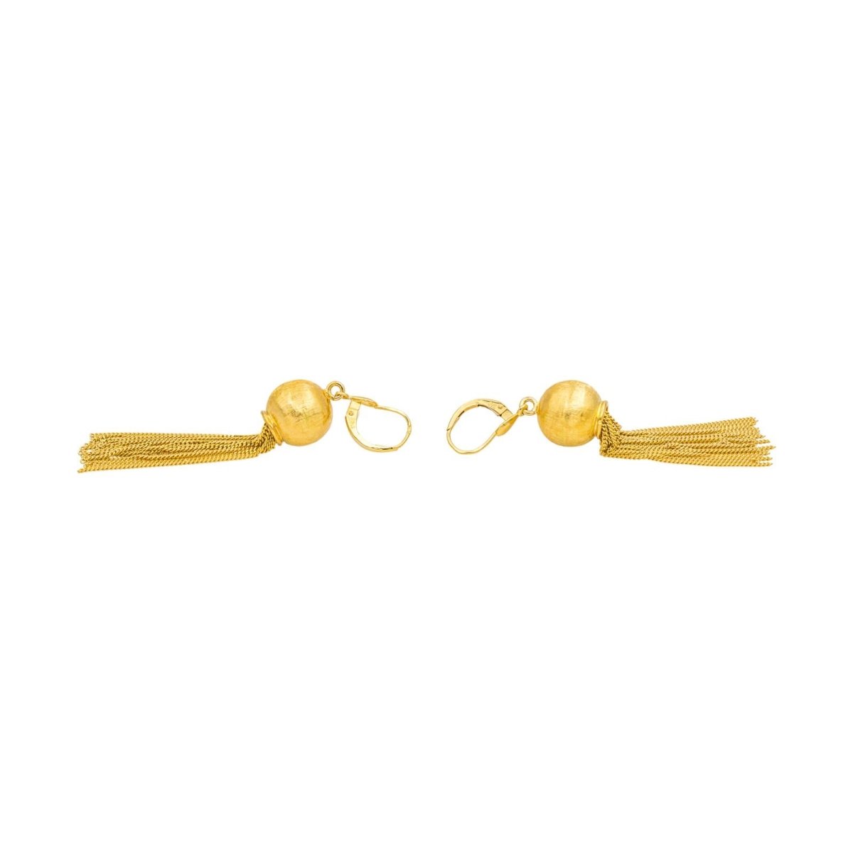 Boucles d'oreilles Pendantes en or jaune - Castafiore