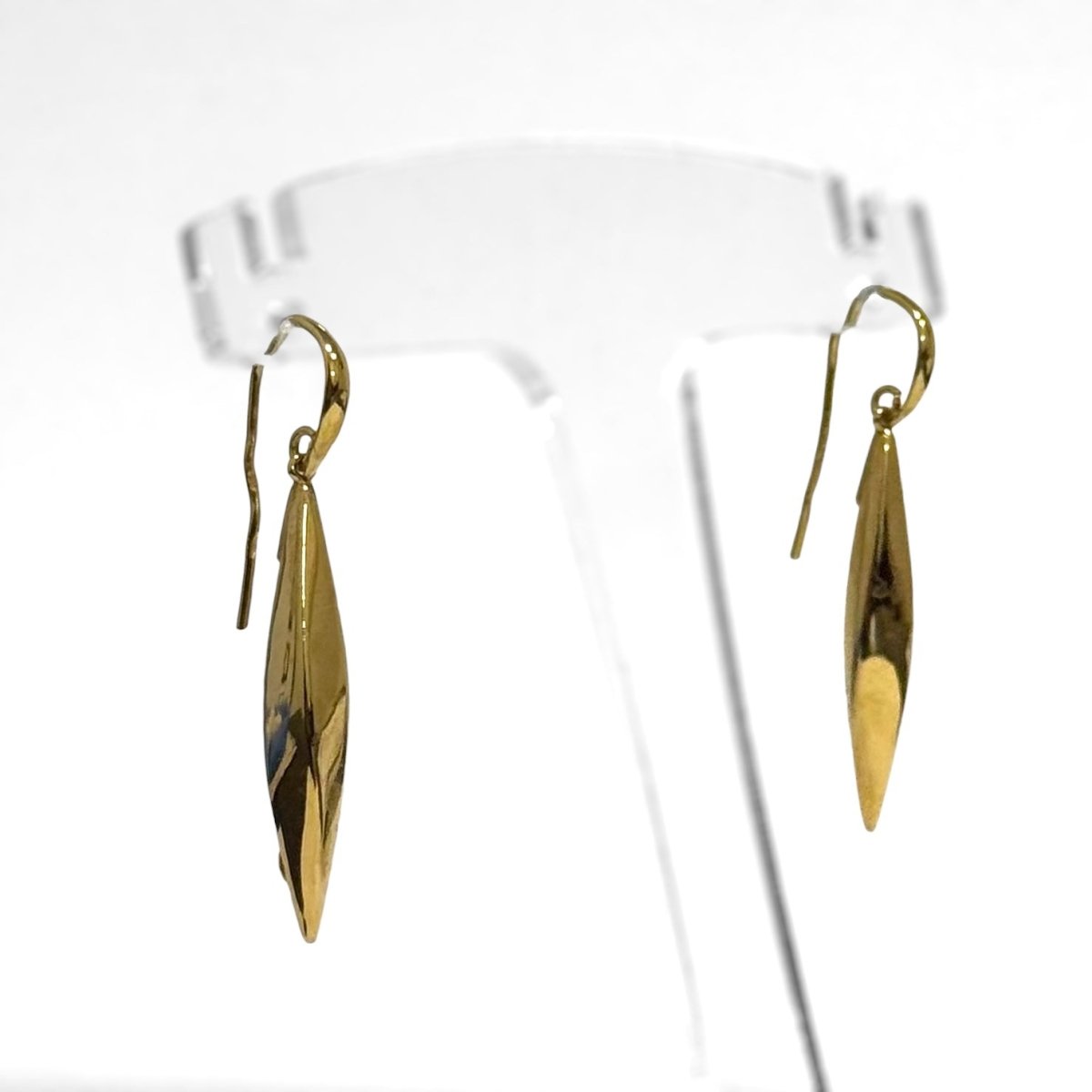 Boucles d'oreilles Pendantes en or jaune - Castafiore