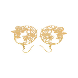 Boucles d'oreilles Pendantes en or jaune - Castafiore