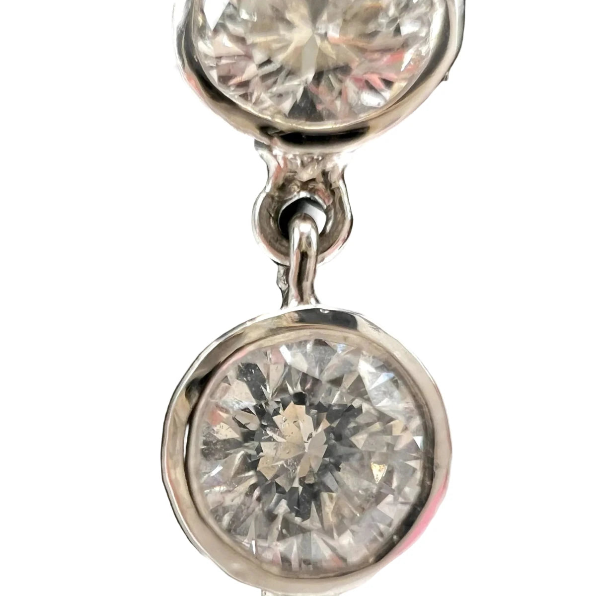 Boucles d'oreilles Pendantes en tanzanite et diamants - Castafiore