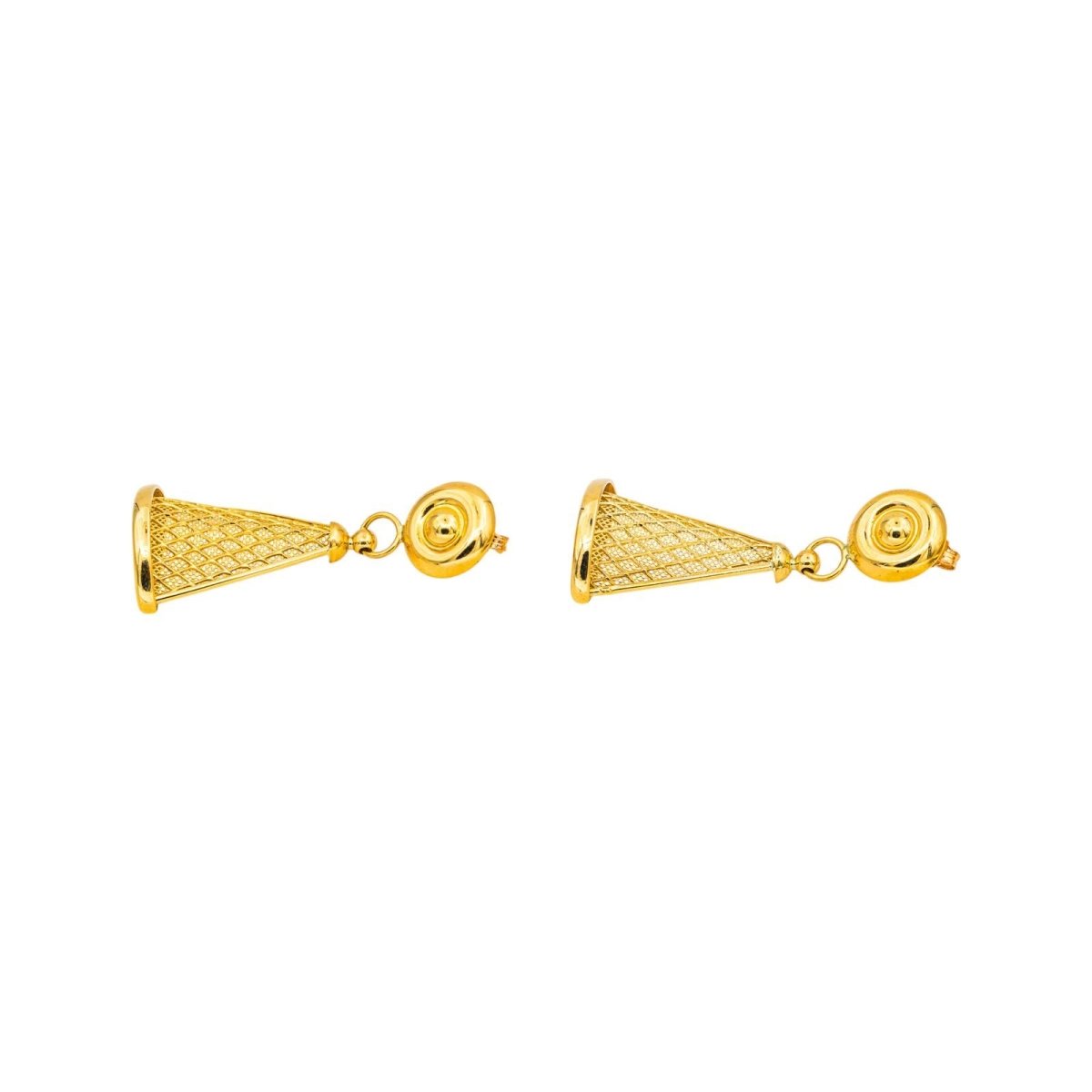 Boucles d'oreilles Pendantes Or jaune - Castafiore