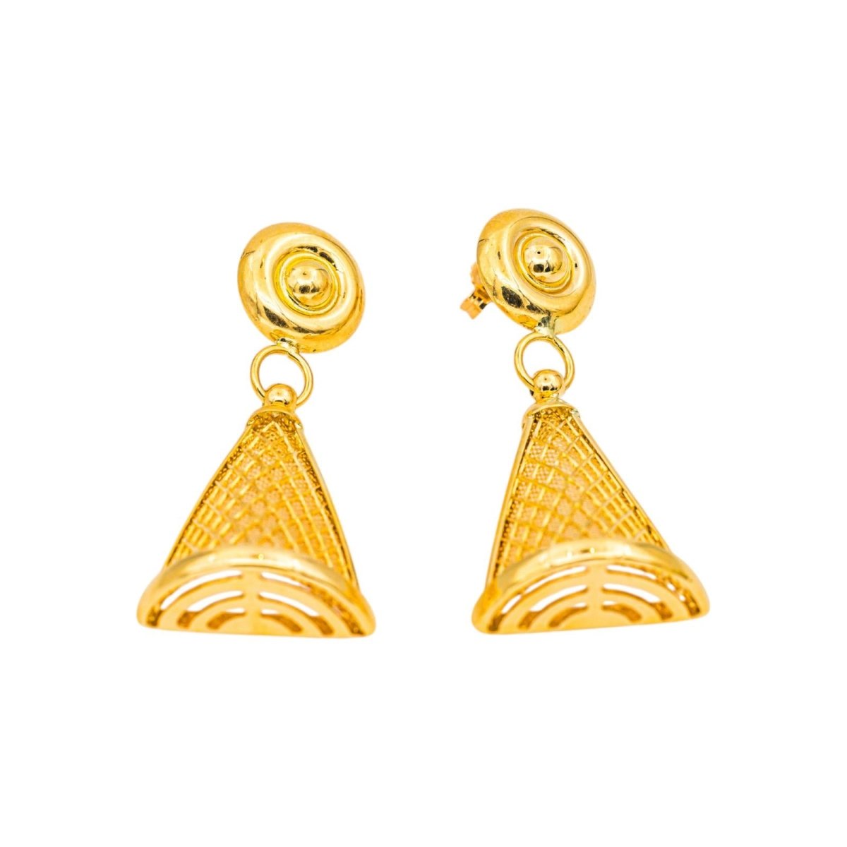 Boucles d'oreilles Pendantes Or jaune - Castafiore