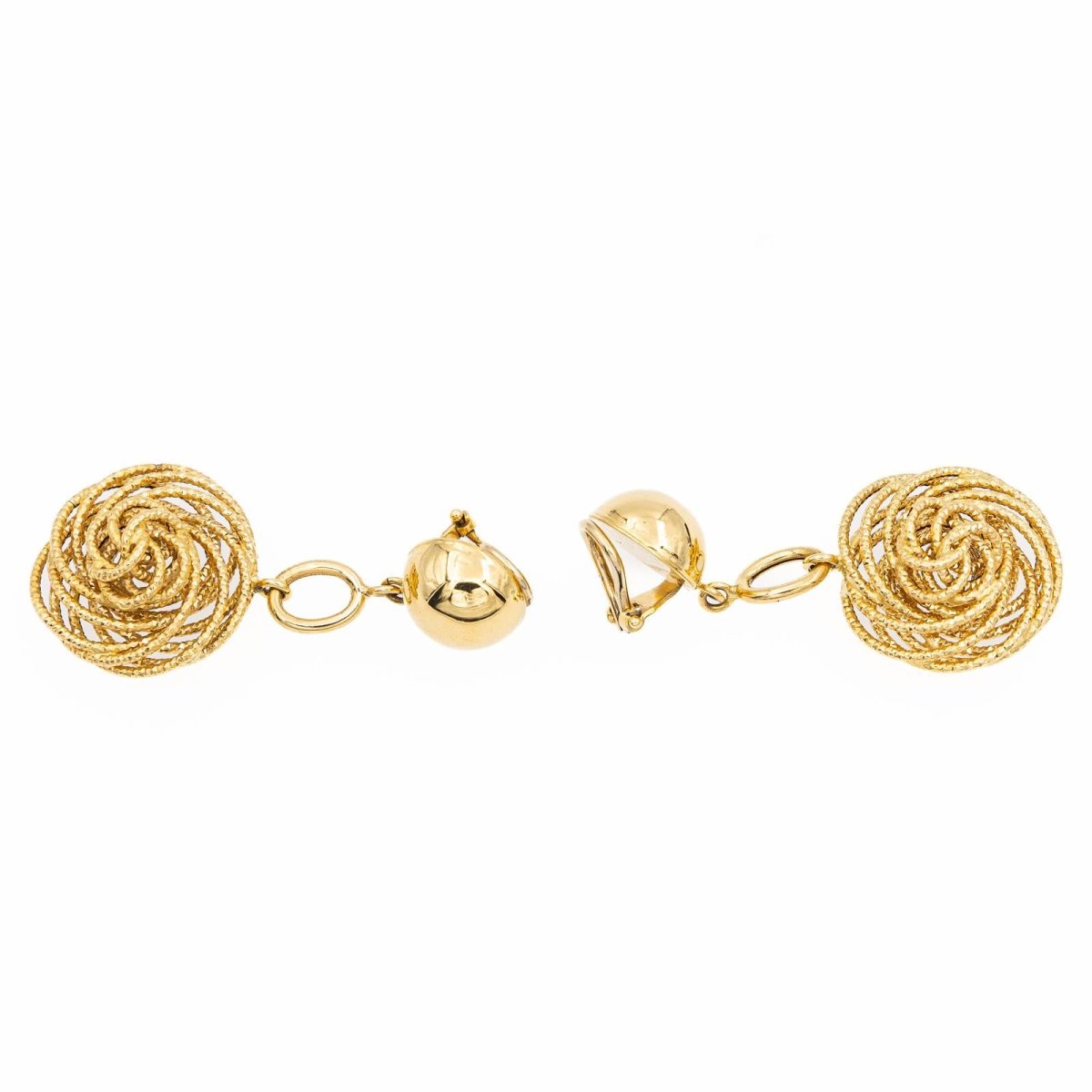 Boucles d'oreilles Pendantes Or jaune - Castafiore