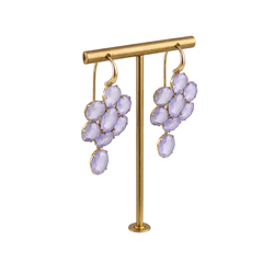 Boucles d'oreilles Pendantes POMELLATO en or jaune et pierres de Capri - Castafiore