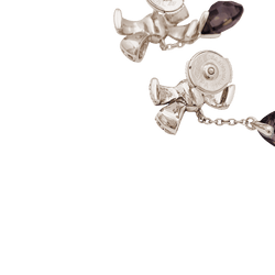 Boucles d'oreilles Pendantes POMELLATO "Forever" en or, quartz et diamants - Castafiore