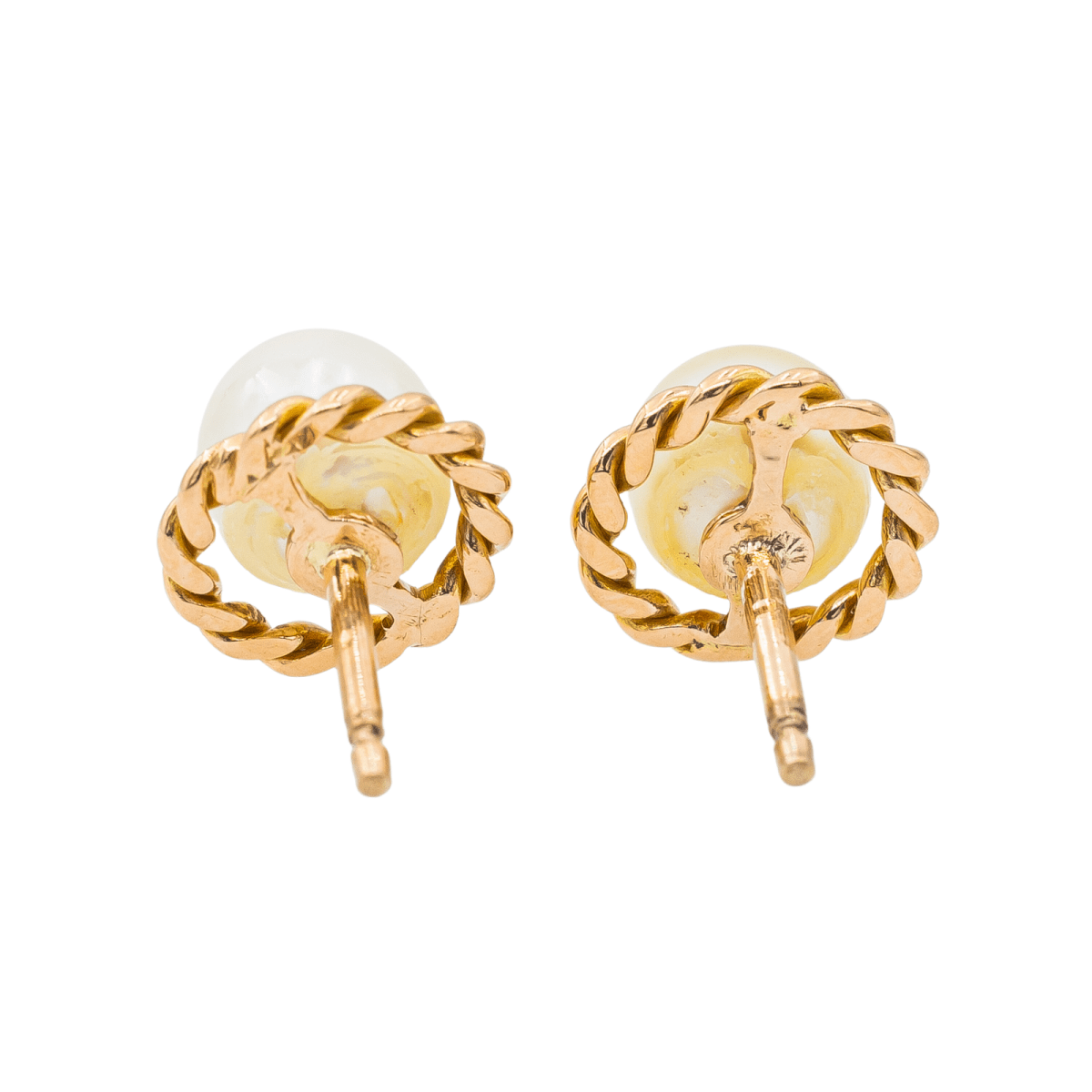 Boucles d'oreilles Perle Or jaune Perle - Castafiore