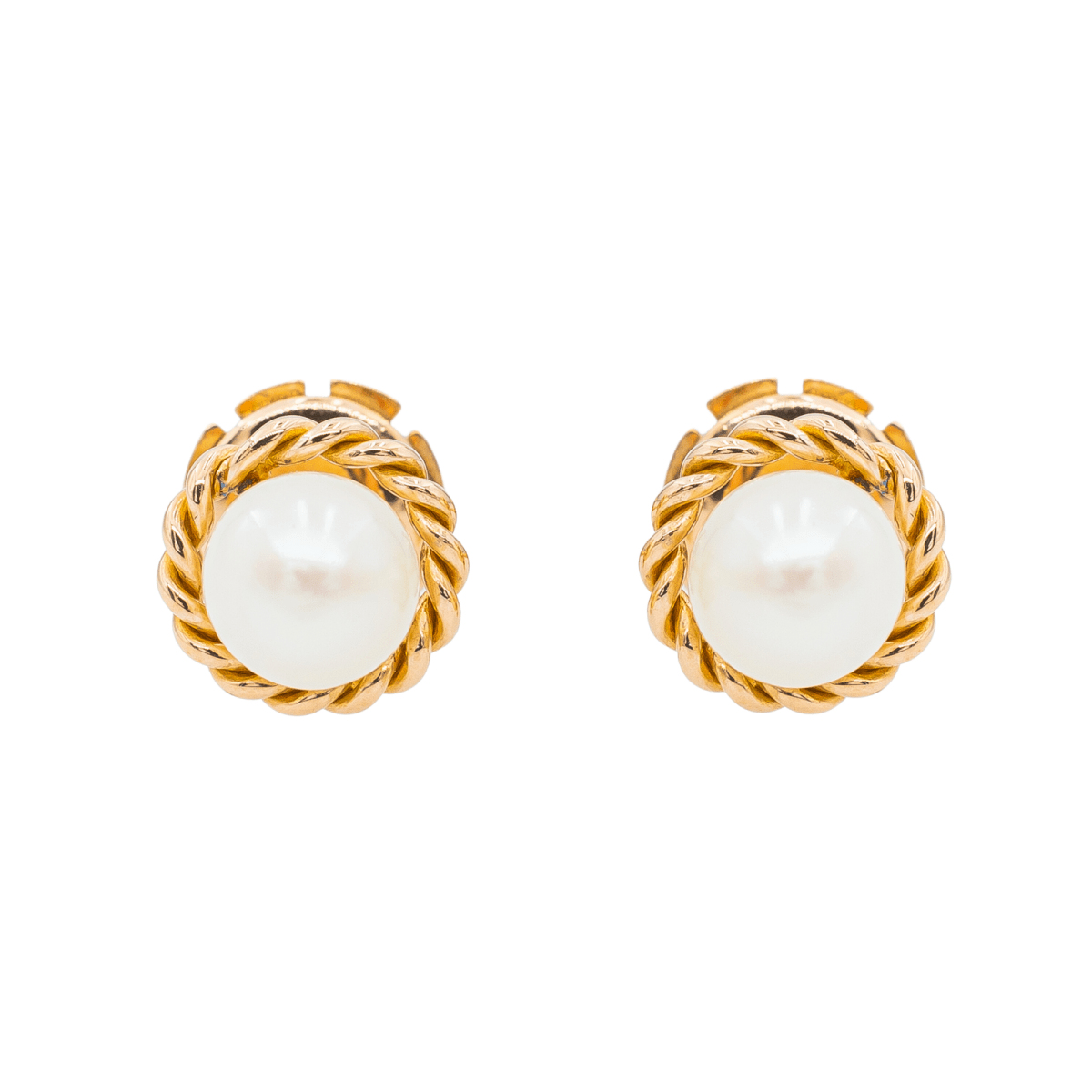 Boucles d'oreilles Perle Or jaune Perle - Castafiore