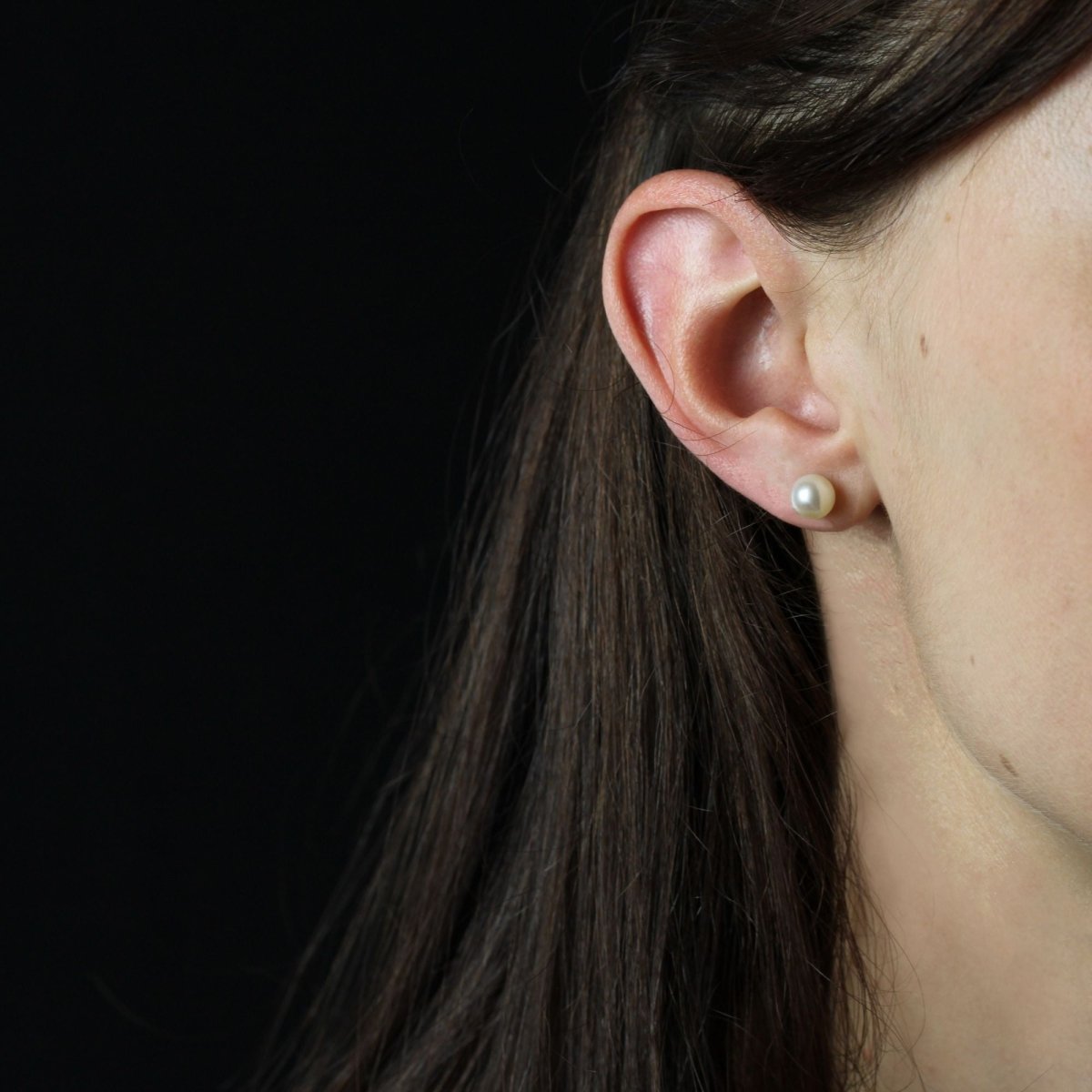 Boucles d'oreilles perles de culture en or jaune - Castafiore