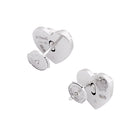 Boucles d'oreilles PIAGET "Coeur" en or blanc et diamants - Castafiore