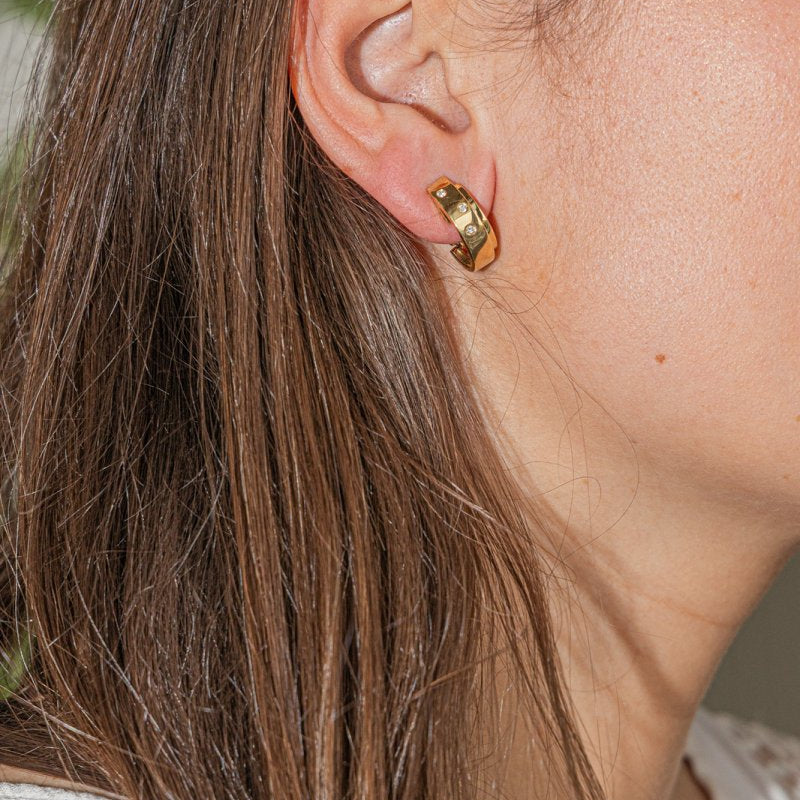 Boucles d'oreilles PIAGET en Or jaune et Diamant - Castafiore