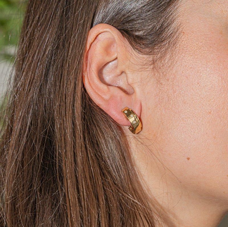 Boucles d'oreilles PIAGET en Or jaune et Diamant - Castafiore