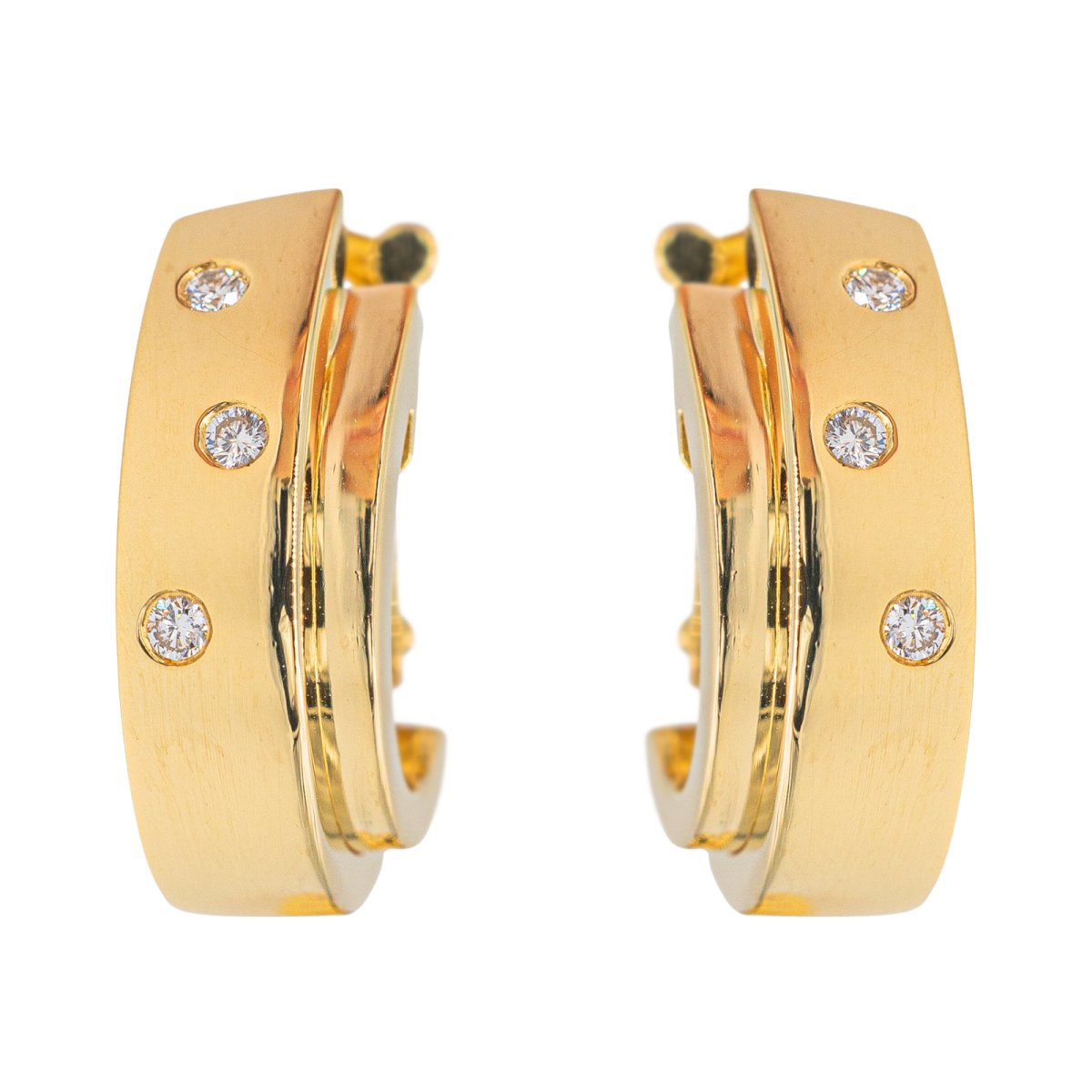 Boucles d'oreilles PIAGET en Or jaune et Diamant - Castafiore