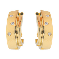 Boucles d'oreilles PIAGET en Or jaune et Diamant - Castafiore