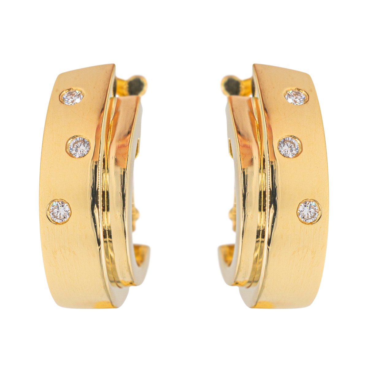 Boucles d'oreilles PIAGET en Or jaune et Diamant - Castafiore