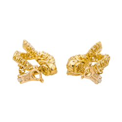 Boucles d'oreilles PIAGET en or jaune et diamants - Castafiore