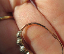 Boucles d'oreilles Poissardes en or rose et argent - Castafiore