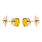 Boucles d'oreilles POMELLATO "Nudo" en Or jaune et Citrine - Castafiore