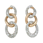 Boucles d'oreilles POMELLATO "Tango" en or rose et diamants - Castafiore