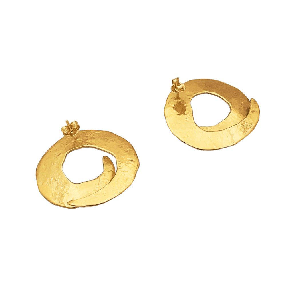 Boucles d'oreilles Puces ARTHUS-BERTRAND en or jaune - Castafiore