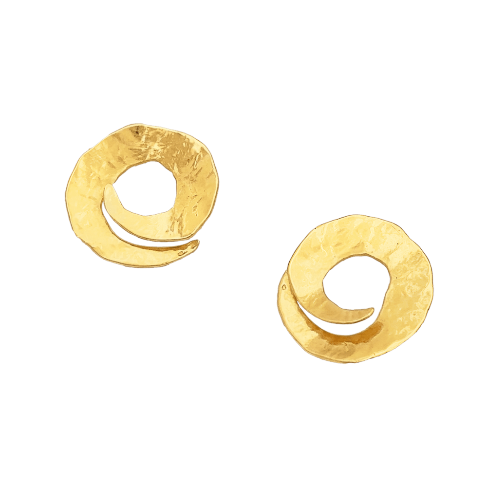 Boucles d'oreilles Puces ARTHUS-BERTRAND en or jaune - Castafiore