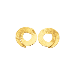 Boucles d'oreilles Puces ARTHUS-BERTRAND en or jaune - Castafiore