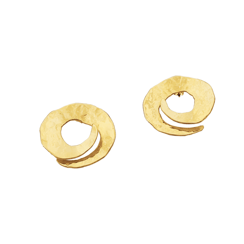 Boucles d'oreilles Puces ARTHUS-BERTRAND en or jaune - Castafiore