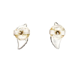 Boucles d'Oreilles Puces DAVID YURMAN en argent, saphirs et diamants - Castafiore