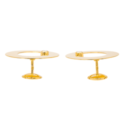 Boucles d'oreilles Puces DINH VAN "Target" en or jaune et diamant - Castafiore
