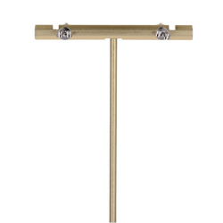 Boucles d'oreilles Puces en en or blanc et diamants - Castafiore