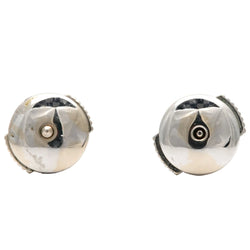Boucles d'oreilles Puces en or blanc et diamants - Castafiore