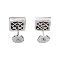 Boucles d'oreilles Puces en or blanc et diamants - Castafiore