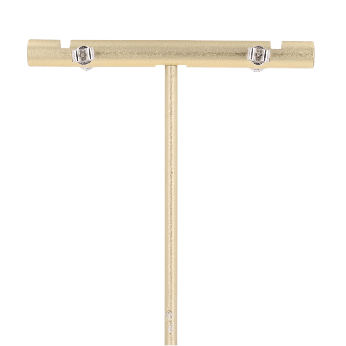 Boucles d'oreilles Puces en or blanc et tanzanites - Castafiore