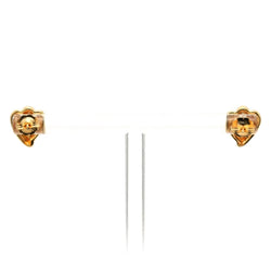 Boucles d'oreilles Puces en or blanc, or jaune et diamants - Castafiore