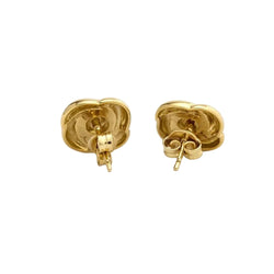 Boucles d’oreilles Puces en or jaune - Castafiore