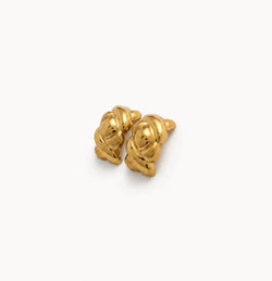 Boucles d’oreilles Puces en or jaune - Castafiore