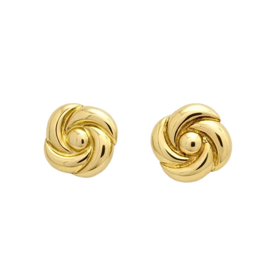 Boucles d’oreilles Puces en or jaune - Castafiore