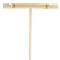 Boucles d'oreilles Puces en or jaune et perles - Castafiore