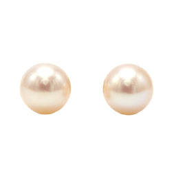 Boucles d'oreilles Puces en or jaune et perles - Castafiore