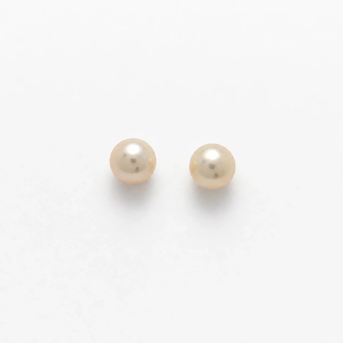 Boucles d’oreilles Puces en or jaune et perles - Castafiore