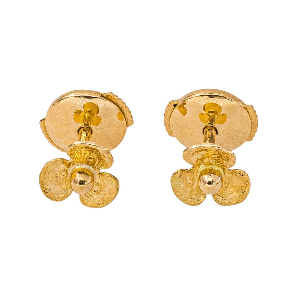 Boucles d'oreilles Puces Or jaune - Castafiore