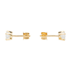 Boucles d'oreilles Puces Or jaune Diamant - Castafiore