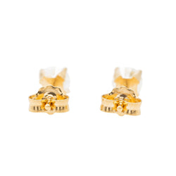 Boucles d'oreilles Puces Or jaune Diamant - Castafiore