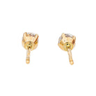 Boucles d'oreilles Puces Or jaune Diamant - Castafiore