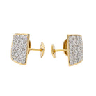 Boucles d'oreilles Puces Or jaune Diamant - Castafiore