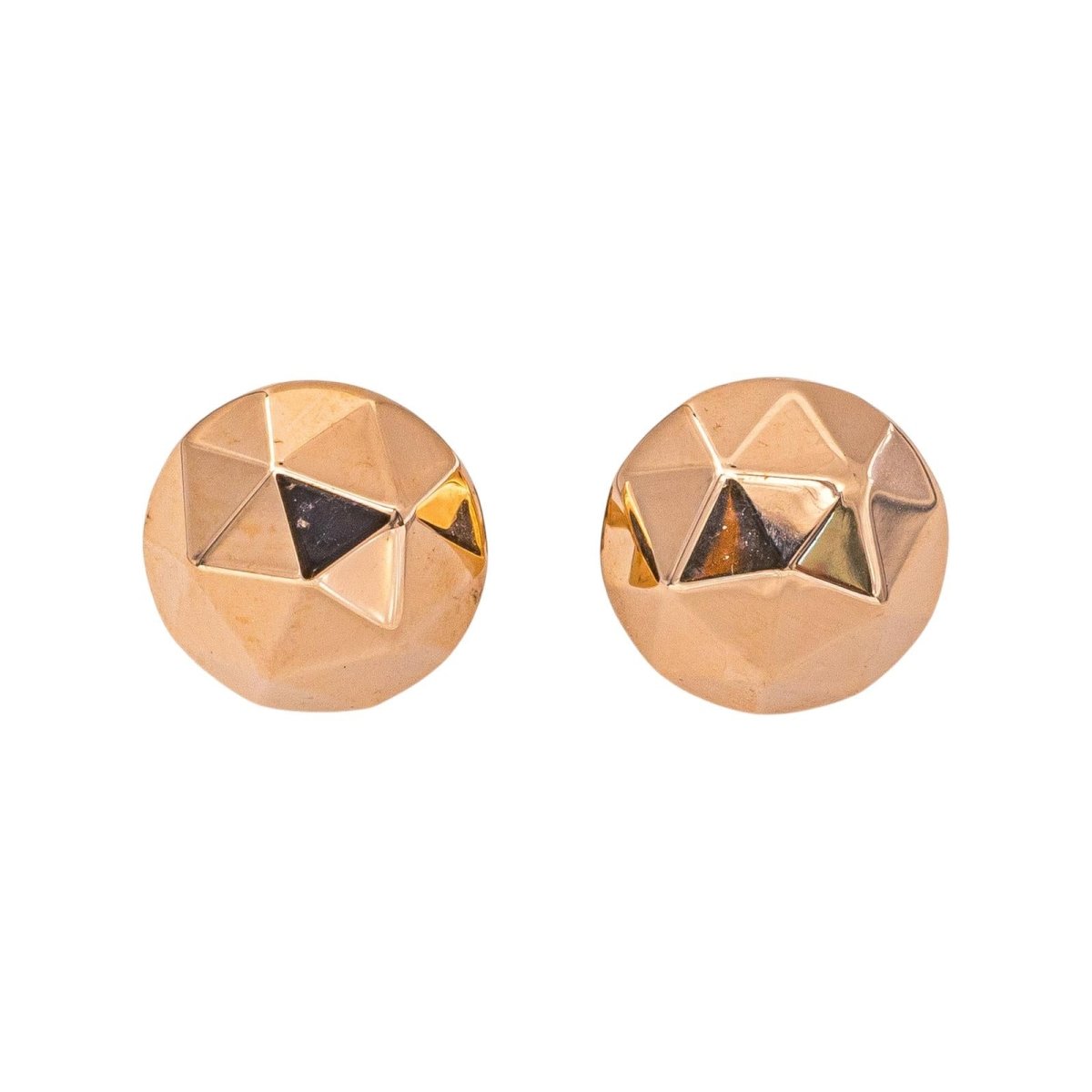 Boucles d'oreilles Puces Or rose - Castafiore