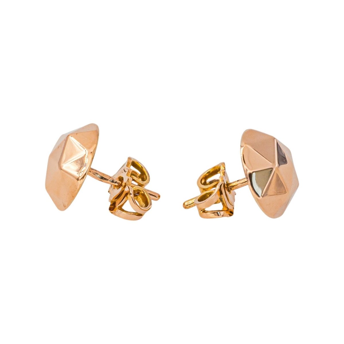 Boucles d'oreilles Puces Or rose - Castafiore