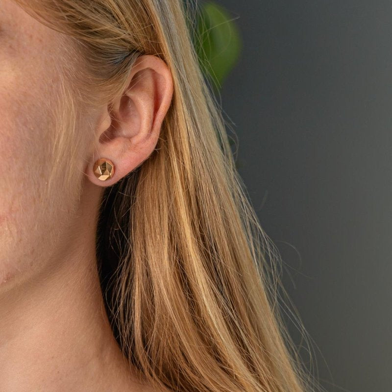 Boucles d'oreilles Puces Or rose - Castafiore